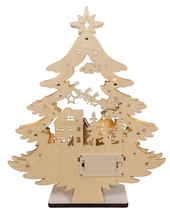 Load image into Gallery viewer, LIGHT UP TREE WITH VILLAGE SCENE

