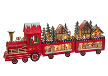 Load image into Gallery viewer, LED TRUCK WITH SANTA &amp; HOME SCENE
