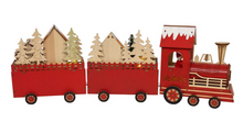 Load image into Gallery viewer, LED TRUCK WITH SANTA &amp; HOME SCENE
