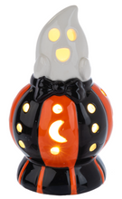 Load image into Gallery viewer, LED LIGHT UP HALLOWEEN GHOST ON PUMPKIN MINI SHIMMERS
