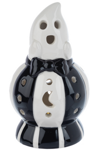 LED LIGHT UP HALLOWEEN GHOST ON PUMPKIN MINI SHIMMERS