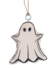 Load image into Gallery viewer, WOOD MINI GHOST ORNAMENT
