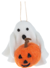 Load image into Gallery viewer, HANDCRAFTED GHOST ORNAMENT
