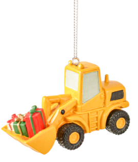 PAVE LOADER & EXCAVATOR ORNAMENT