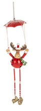 Load image into Gallery viewer, SANTA PARACHUTING ORNAMENT
