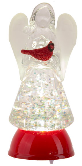 LED LIGHT UP CARDINAL MINI SHIMMER