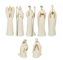 Load image into Gallery viewer, STUCCO NATIVITY SET - 7 PIECE SET
