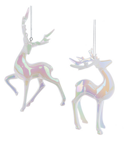 IRIDESCENT DEER ORNAMENT