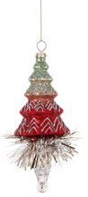 Load image into Gallery viewer, GLASS TREE DROP ORNAMENT
