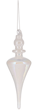 Load image into Gallery viewer, GLASS IRIDESCENT ICICLE DROP ORNAMENT
