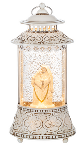 LED LIGHT UP SHIMMER HOLY FAMILY FIGURINE
