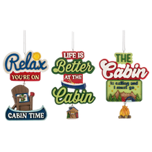 Load image into Gallery viewer, CABIN TIME ORNAMENT
