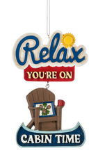 Load image into Gallery viewer, CABIN TIME ORNAMENT
