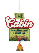 Load image into Gallery viewer, CABIN TIME ORNAMENT
