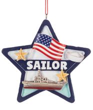 Load image into Gallery viewer, STAR MILITARY ORNAMENT
