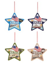 Load image into Gallery viewer, STAR MILITARY ORNAMENT
