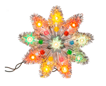 Load image into Gallery viewer, RETRO LIGHT UP REFLECTOR STAR TREE TOPPER
