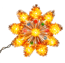 Load image into Gallery viewer, RETRO LIGHT UP REFLECTOR STAR TREE TOPPER
