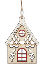 Load image into Gallery viewer, SCANDI HOUSE ORNAMENT
