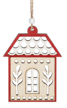 Load image into Gallery viewer, SCANDI HOUSE ORNAMENT
