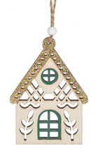 Load image into Gallery viewer, SCANDI HOUSE ORNAMENT
