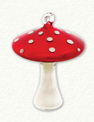 SC-106 SHINY CUTES RED MUSHROOM ORNAMENT
