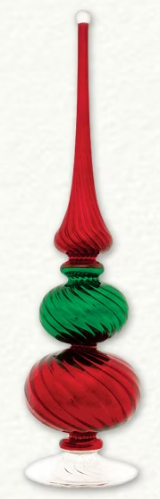 SC-450 SHINY CUTES SWIRL TREE TOPPER