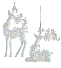 Load image into Gallery viewer, WHITE DEER ORNAMENT
