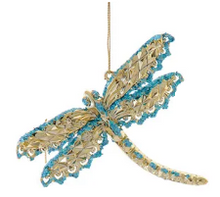 Load image into Gallery viewer, GOLD BUTTERFLY OR DRAGONFLY ORNAMENT
