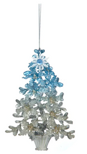 Load image into Gallery viewer, BLUE &amp; PLATINUM TREE ORNAMENT

