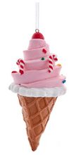 Load image into Gallery viewer, CLAYDOUGH ICE CREAM CONE ORNAMENT
