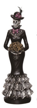 Load image into Gallery viewer, DAY OF THE DEAD FORMAL DRESS SKELETON FIGURE
