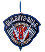 Load image into Gallery viewer, "OLD GUYS RULE" SAYINGS ORNAMENT
