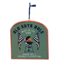 Load image into Gallery viewer, "OLD GUYS RULE" SAYINGS ORNAMENT
