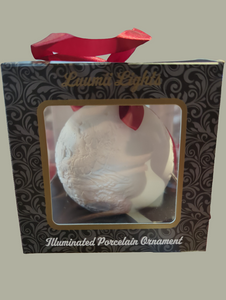 SANTA SLEIGH BALL ORNAMENT