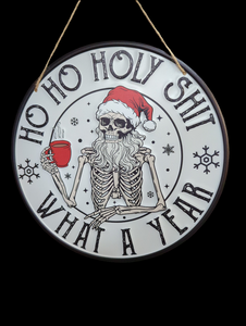 TIME FOR A BEER  OR WHAT A YEAR SIGN