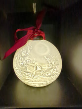 Load image into Gallery viewer, SANTA SLEIGH BALL ORNAMENT
