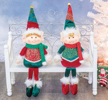Load image into Gallery viewer, PEPPERMINT PIXIE ELF DANGLE LEG
