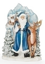 Load image into Gallery viewer, SANTA &amp; DEER SCENE FIGURE
