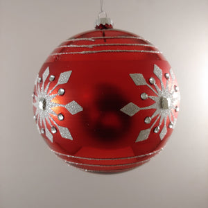 SNOWFLAKE BALL ORNAMENT