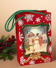 Load image into Gallery viewer, LIGHTED SPINNING WATER GLOBE GIFT BAG
