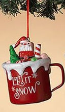 Load image into Gallery viewer, CLAY DOUGH HOLIDAY FIGURE IN MUG ORNAMENT
