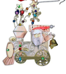 SANTA EXPRESS COPPER ORNAMENT