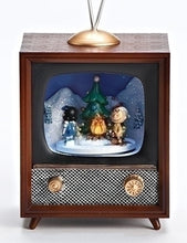 Load image into Gallery viewer, MUSICAL LED TV - SNOOPY &amp; CAMPFIRE, ROTATING
