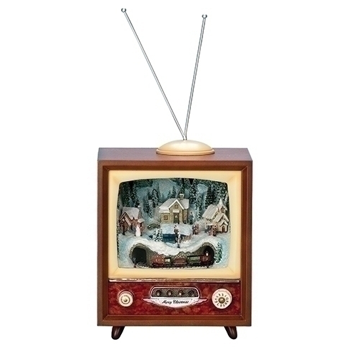 MUSICAL LED TV WITH TRAIN ROTATING