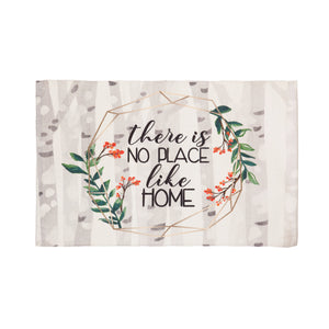 "THERE IS NO PLACE LIKE HOME" SCATTER RUG