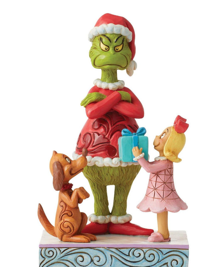 MAX AND CINDY GIVING GIFT TO GRINCH