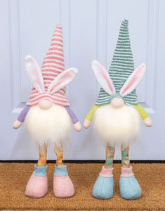 EASTER STRIPES GNOME STANDER WITH LED