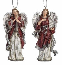 Load image into Gallery viewer, BURGUNDY ANGEL ORNAMENT
