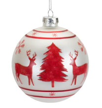 Load image into Gallery viewer, GLASS BALL DEER ORNAMENT
